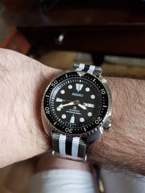 fake seiko watches turtle|seiko turtle nato.